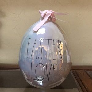 Rae Dunn Iridescent Easter Love large egg